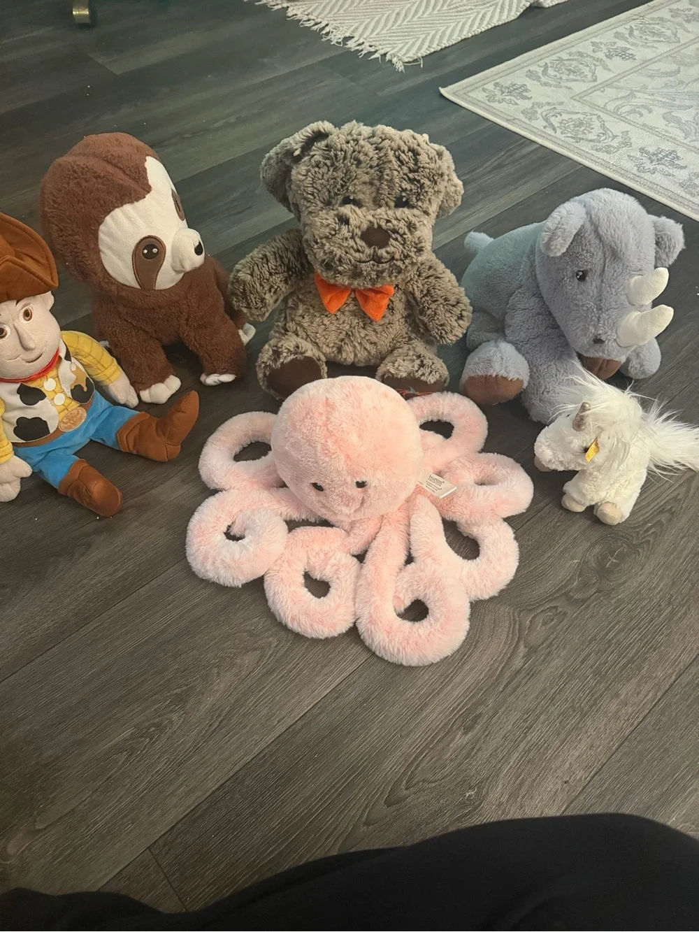 Plush Pink Octopus Soft Toy - Kids Toy